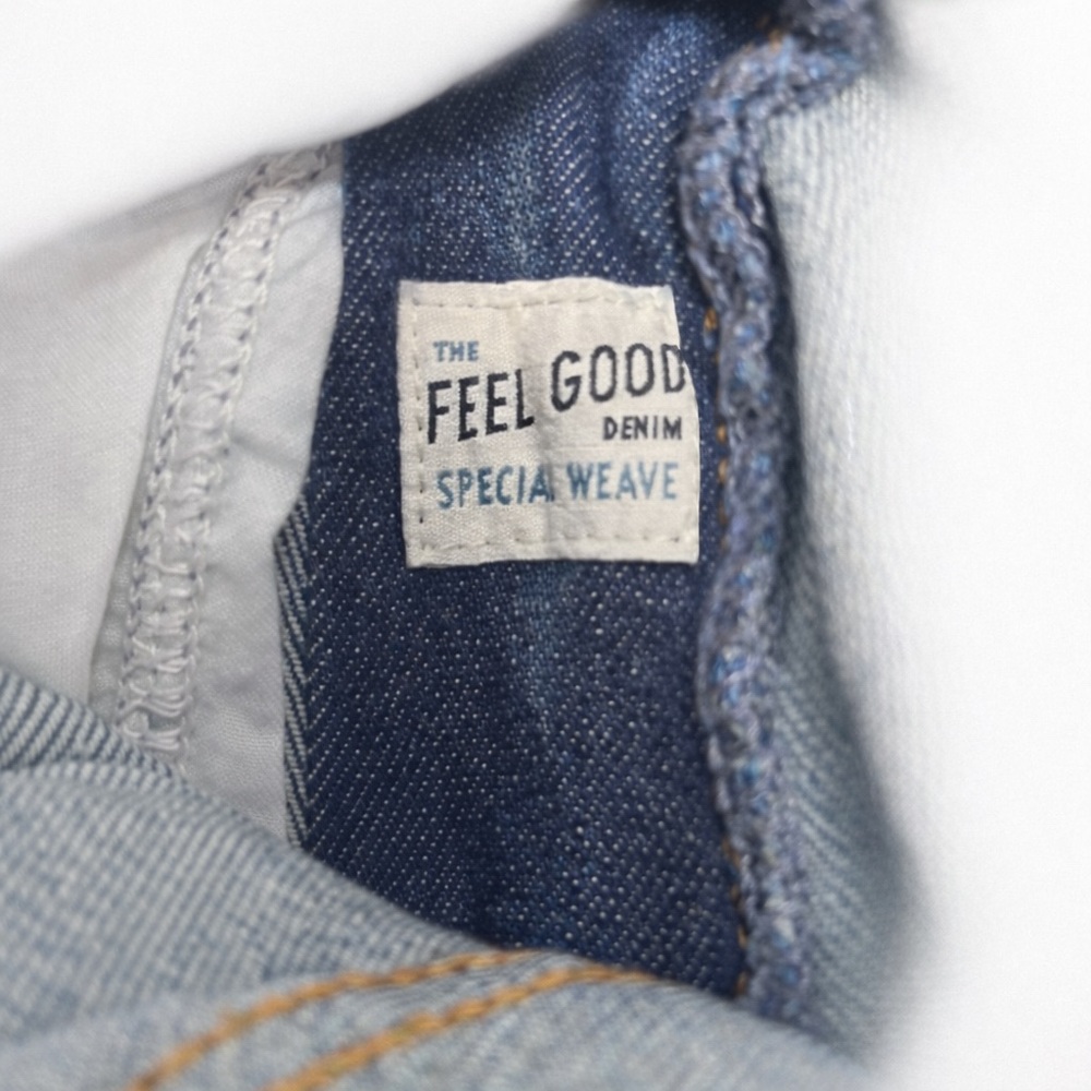 Faherty Light Blue Wide-Leg Jeans - Picture 10 of 16